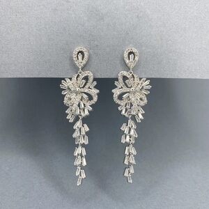 Wedding Chandelier CZ Earrings